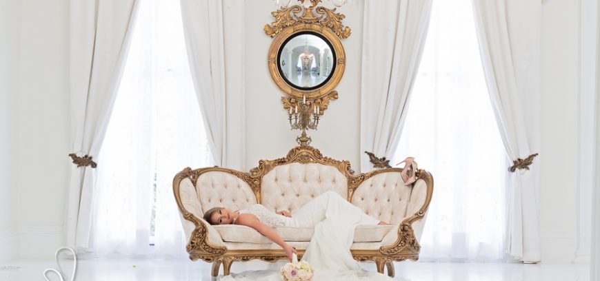 Bridal Portraits at Nottoway Plantation