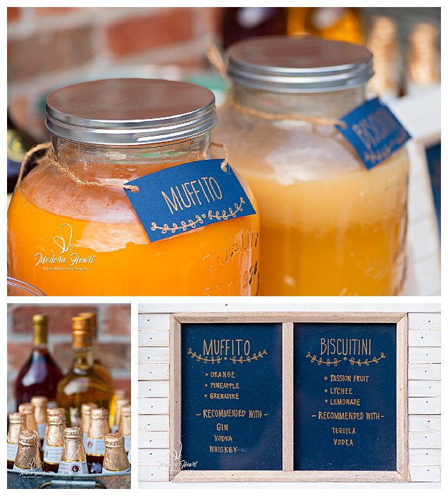 Louisiana wedding beverage menu