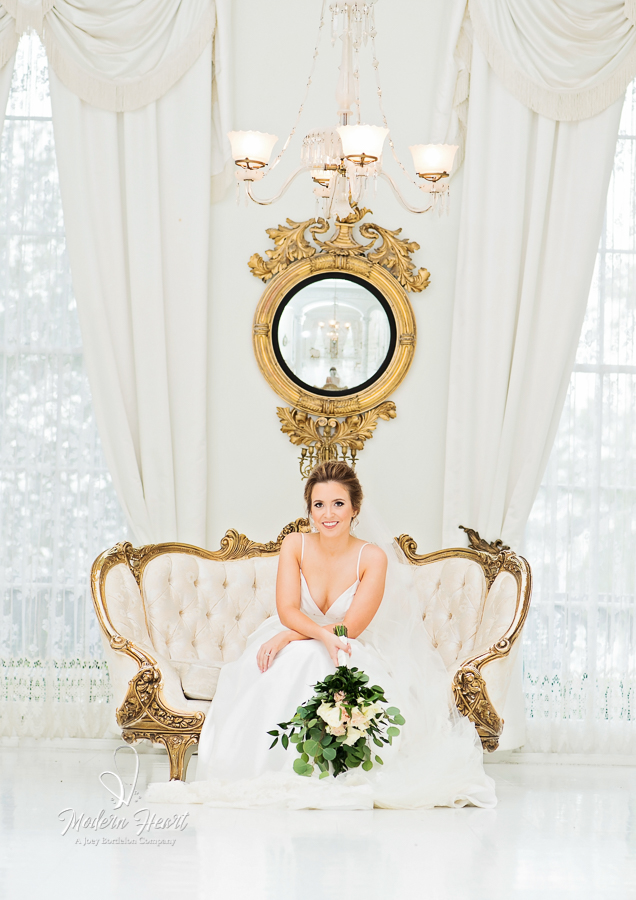 beautiful bridals for southern wedding at Nottoway plantation